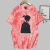 Noragami Yato Anime T-shirt Short Sleeve O-neck Casual Tie Dye Uniex Cloths Y0809