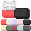 Casos de fone de ouvido Coloful Air Pods Caso Bolsa de silicone para Apple Airpods Pro Set Protector Cover Pele Wireless Aribuds Pacote com fivela de metal