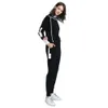 Women Tracksuit Clothes Spring Autumn Pullover Sweater Top And Slim Pants 2 Piece Sets Woman Sportsuits Knit Outfit 210525