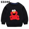 Hoodies Children The Sesame Street Elmo Catoon Sweatshirts Baby Catons Trui Tops Girls Boys Restraint Clothing KYT2413 07102271594