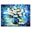Diamond Painting Chrysanthemum by Number Kits for Adults and Kids 5D DIY Embroidery Cross Stitch with Diamond Set Arts Craft Home Decor Gift 15.7X11.8inches