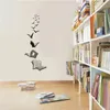 Muurstickers gesneden sticker open boek lezen school bibliotheek studie kamer slaapkamer woondecoratie kunst sticker poster SP-066