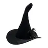 Sombreros de fiesta Halloween Witch Wizard Sombrero sombrero de traje Diablo Diablo Cosplay Precios Accesorios de decoración para mujeres adultas Hombres
