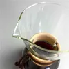 480ml de paixão de café de vidro resistente ao calor e filtros de metal de filtro de flanela Conjunto de filtros de café V60 servidor de gotejamento de café Solte sobre cafeteira 210408