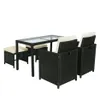 TOPMAX 5-Piece Rattan Outdoor Patio Furniture Set US stock a14