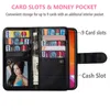 Removable Detachable Leather Wallet Cases For Iphone 14 13 Pro Max 12 Mini X XS XR 8 7 6 Plus Multifunction 9 Card Slot Credit ID 6041418