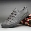 Mens Casual Shoes Male Footwear shoes Designer Trainers Low leather Men all black
