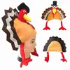 Christmas Thanksgiving Adult Carnival Party Decoration Hat Turkey Festive Cap