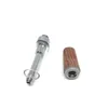 Wooden Drip Tip Ceramic Coil Atomizers 0.5ml 1.0ml Capacity for 510 Thread Preheat VV Batteries Wood Cartridge Vape Pen Battery Mods