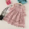 Summer Girl Clothes Kids Dresses For Girls Lace Flower Dress Baby Girl Party Wedding Dress Children Girl Princess Dress 3 8Y 2347 V2