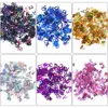 2021 new Holographic Alphabet Nails Glitter Flakes 3D Mixed Letter Number Nail Art Decorations Shiny Laser Paillette Manicure Christmas