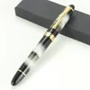 Fountain Pens Jinhao X450 Pen 18kgp 07mm Breed Nib zonder Potlood Box School Office -briefpapier 21 Styles Gray Marbled en Gold7765356