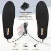 Wireless Electric Heated Insole Foot Warmers Battery Powered Insoles Winter Warm Shoe For Working Skiing Hiking Back Support