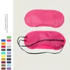 Colourful Eye Mask Polyester Sponge Soft 4 Layers Shade Nap Cover Blindfold Blackout Sleep Eyeshade For Sleeping Travel 21 colors