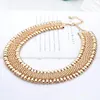 Lureme 2021 Kragen Maxi Halsketten Mode Große Aussage Multi Layer Halskette Gold Collares Schmuck Für Frauen Colliers
