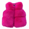 Liligirl 11 kleuren baby meisjes faux bont vest jas hoge kwaliteit kinderen dikker warme jongens uitloper kinderen winter vestjassen 211203