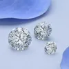 Настоящие 100% свободные драгоценные камни Moissanite Diamond CVD Lab 0.3CT до 6CT D Цвет VVS1 Камень отличный нарезка для бриллиантового кольца H1015