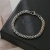 Link Chain Solid Stainless Steel Bracelets for Men Women Black Gold Tone Metal Punk Casual Curb Cuban Fawn22