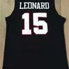 NCAA San Diego State Aztecs College Kawhi #15 Leonard Jersey Blue White University Stitched Kawhi Leonard Basketball Jerseys Рубашки