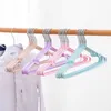 5/10/20 Pcs Adultes/Enfants Cintres Cintres Antidérapants pour Vestes, Pantalons, Robe Cintres Bébé Vêtements Organisateur 210702