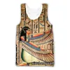 الرجال تانك القمم xinchenyuan الرجال / المرأة 3d المطبوعة المصري رمز الفرعون عارضة سترة أزياء الشارع الشهير الرجال فضفاضة الرياضية أعلى d45