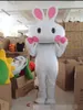 Festival Dres Big Head White Rabbit Mascot Costumes Carnival Hallowen Gifts Unisex Adults Fancy Party Games Outfit Holiday Celebration Cartoon Character Outfits