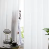 Cortina cortinas modernas chiffon sólido branco tule cortinas para sala de estar quarto decoração janela tratamento acabado voile drapejar casa de dezembro