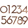 Big Floating House Number Aged Bronze 15cm Modern Building Signage Outdoor Huisnummer Numeros Casa Door Numbers Address Plate Other Hardware