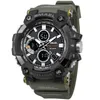 SMAEL 1802 relojes deportivos para hombre, reloj de cuarzo militar de la mejor marca, reloj Digital resistente al agua para hombre, reloj Masculino291G