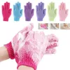 Bath Clean Gloves Wash Cloth Shower Scrubber Back Scrub Exfoliating Body Massage Sponge Moisturizing Spa Skin 7 colors3880014