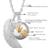 Eudora Angel Wing Baby Caller Pendant Necklace Fashion Pregnancy Ball Jewelry Chime Bola Pendants 45 inch Necklaces Jewelry Gift 220210