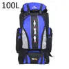 Mochila de deportes al aire libre bolso de viaje de gran capacidad hombres y mujeres caminando para acampar mochila mochila bolso 100l Q0721