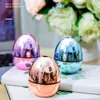 USB Mini Egg Humidifier with Colorful LED Light Portable Egg Tumbler Aroma Diffuser Auto Shut-off Humidifier for Car Home Office