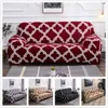 Vier seizoenen geometrische elastische sofa cover plaid hoek vorm stretch sectionele slipcover voor huisdieren één twee drie stoel 220224