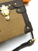 Luxury Designer Womens Petite Malle Handbag Clutch Shoulder Bags Imitation Brand Cross-body Wear Totes Handbags Waist Purse Wallet Backpack