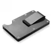 Metalen Mini Money Clip Merk Mode Zwart Wit Creditcard ID Houder met RFID Anti-Chief Portemonnee Mannen