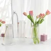 大きなガラス花瓶植物ボトル卓上中国の花瓶の花の水晶ノルディック装飾リビングルームモダンな家の装飾211215