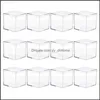 Gift Wrap Event & Party Supplies Festive Home Garden 12Pcs Acrylic Storage Container Durable Box For Candy Chocolate Snack Drop Delivery 202