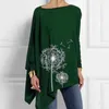 Cotton Irregular Womens Tops And Blouses Casual O Neck Long Sleeve Top Female Tunic Autumn Plus Size Women Blusas Shirts 210715