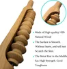 Houten massage anti-cellulitis stimulator Handheld roller lymfedrainage massagehulpmiddelen voor verlichting van spierpijn in het hele lichaam