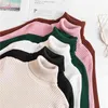 Dobra jakość Wygodne Turtleneck Sweter Kobiet Kobiety Koreański Styl Soft Pullover Jumper Winter Top Dzianiny Pull Femme 210420
