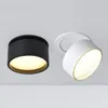 Taklampor LED-lampor Spotlight infälld lampa CE ROHS AC85-265V inomhushem Spotbelysning Vit svart kropp
