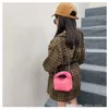 Kinderen Designer Handtas 2021 Autumn Winter Fleecy Hand Draagtas Fashion Baby Girl Chain Cross Body Bags Woman Mini Wallet F924