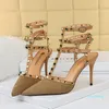 Sexy Nude Black Transparent Clear Heels Luxury Women Designer Shoes Sandals Ultra wysokie obcasy 9 cm Rozmiar od 34 do 40 2021