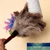 Dusters 1 adet Anti-Statik Tüy Duster Ostrich Kürk Ahşap Kolu Fırça Toz Temizleme Aracı Ev Tozlama Araçları