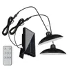 Waterdichte Solar LED Hanglamp Outdoor Flood Hanging Garden Lamp + Afstandsbediening - 100W