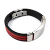 silicone titanium sports bracelets