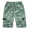M-8XL Summer Men Shorts Fashion Short Pants Cotton Quality Mens Casual Homme Holiday Beach Cargo 210716
