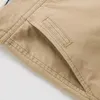 Pantalones cortos casuales de verano para hombres Pantalones de cinco puntos Algodón Moda Estilo suelto Playa Tamaño grande 36 38 210629