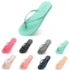 Kvinnor tofflor Fashion Flip Flops Beach Hotel Indoor Slipper Triple Black Rust Pink White Lemon Green Grey Womens Shoes Twenty